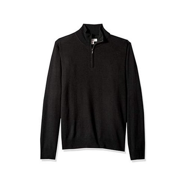 Goodthreads Mens Merino Wool Quarter Zip Sweater